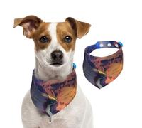 Bandanas d'été pour chiens, bandanas de beauté du Grand Canyon pour chien, lavables, réglables, triangulaires, bavoirs mignons pour animaux de compagnie pour chiens de taille moyenne et grande taille