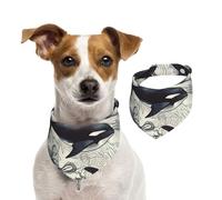 Bandanas d'été pour chiens, bandanas d'été pour chiens, lavables, réglables et triangulaires, bavoirs mignons pour chiens de taille moyenne et grande taille, chiots et chats de petite taille