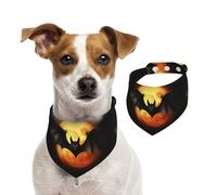 Bandanas d'été pour chiens, bandanas d'Halloween chauve-souris, lavables, réglables, triangulaires, bavoirs mignons pour chiens de taille moyenne et grande taille, chiots et chats de petite taille