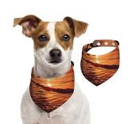 Bandanas d'été pour chiens, bandanas lavables et réglables en forme de palmier tropical, bavoirs mignons pour animaux de compagnie pour chiens de moyenne et grande taille, chiots et chats, taille M