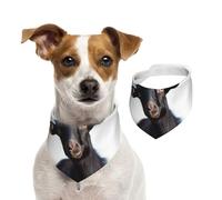 Bandanas d'été pour chiens, bandanas mignons en forme de chèvre noire, lavables, réglables, triangulaires, bavoirs mignons pour chiens de taille moyenne et grande taille, chiots et chats, taille L