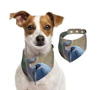 Bandanas d'été pour chiens, bandanas pour chien héron, lavables, réglables et triangulaires, bavoirs mignons pour chiens de taille moyenne et grande taille, chiots et chats de petite taille