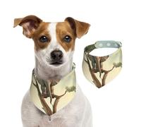 Bandanas d'été pour chiens, bandanas pour petit éléphant sur un arbre, lavables, réglables et triangulaires, bavoirs mignons pour chiens de taille moyenne et grande taille, chiots et chats de petite