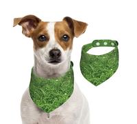 Bandanas d'été pour chiens, bandanas verts pour chien, lavables, réglables, triangulaires, bavoirs mignons pour chiens de taille moyenne et grande taille, chiots et chats, taille S