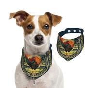 Bandanas d'été pour chiens de la ferme, bandanas d'été pour chiens, lavables, réglables et triangulaires, bavoirs mignons pour chiens de taille moyenne et grande taille