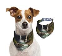 Bandanas d'été pour chiens de montagne et cascade, lavables, réglables et triangulaires, bavoirs mignons pour animaux de compagnie pour chiens de taille moyenne et grande taille, chiots et chats