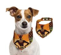 Bandanas d'été pour chiens et femmes africaines, lavables, réglables, triangulaires, bavoirs mignons pour animaux de compagnie pour chiens de taille moyenne et grande taille, chiots et chats, taille L