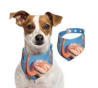 Bandanas d'été pour chiens, flamant rose dans l'eau, bandanas lavables et réglables en forme de triangle pour animaux de compagnie mignons pour chiens de moyenne et grande taille, chiots et chats