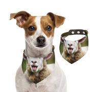 Bandanas d'été pour chiens - Langue de mouton coquine - Bandana lavable et réglable - Écharpe triangulaire pour chien - Bavoirs mignons pour chiens de taille moyenne et grande - Chiots et chats de