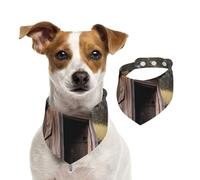 Bandanas d'été pour chiens, vieux bandanas pour chien, bandanas lavables et réglables en forme de triangle, bavoirs mignons pour chiens de taille moyenne et grande taille, chiots et chats, taille L