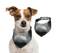 Bandanas double face pour chien The confusion of giant pandas - Écharpe réversible en coton pour petits et grands chiens - Accessoires imprimés uniques pour chiots