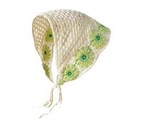 Bandanas élégants en tricot pour femme - Pour le camping - Pour le camping - Pour les voyages - Fait à la main avec un joli motif triangulaire