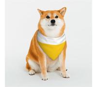 Bandanas élégants pour chien - Motifs pour la Saint-Valentin, les anniversaires et plus encore - Vêtements en polyester doux pour animaux de compagnie Motif drapeau de Silésie Taille S