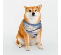 Bandanas élégants pour chien - Motifs pour la Saint-Valentin, les anniversaires et plus encore - Vêtements en polyester doux pour animaux domestiques CloudWaveReflection Taille S