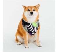 Bandanas élégants pour chien - Motifs pour la Saint-Valentin, les anniversaires et plus encore - Vêtements en polyester doux pour animaux de compagnie - Monstres mignons - Taille L