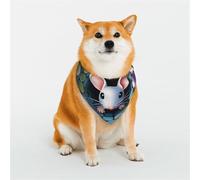 Bandanas élégants pour chien - Motifs pour la Saint-Valentin, les anniversaires et plus encore - Vêtements pour animaux de compagnie en polyester doux The Mouse in the Gothic Studio - Taille M