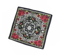 Bandanas en coton multi-usage pour adolescents, garçons, filles, imprimé rose, bandanas en coton de 53,3 cm pour femme, Vert, Taille unique