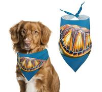 Bandanas en forme de tortues de mer pour chien et chat - Bandana triangulaire lavable pour animaux domestiques