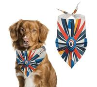 Bandanas maritime pour chien, motif voilier et boussole - Écharpe mignonne pour animaux de compagnie - Écharpe triangulaire douce et respirante pour animaux de compagnie - Accessoire de mode pour