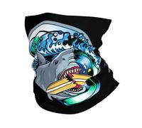 Bandanas Multifonctionnels Bandeau d'hiver motif requin en colère pour le surf cache-cou pour homme et femme idéal pour la randonnée le cyclisme le visage ou le cyclisme