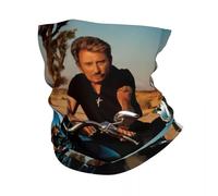 Bandanas Multifonctionnels Cache-cou moto Johnny Hallyday homme femme protection UV hiver chanteur rock français bandana écharpe pour randonnée