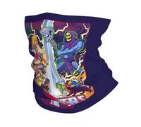 Bandanas Multifonctionnels Il Homme Maîtres De L'Univers Bandana Couverture du Cou Impression Skeletor années 80, dessin animé Visage Écharpe Multi-usage de la Cagoule de Pêche Adultes en Hiver