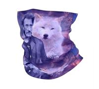 Bandanas Multifonctionnels Johnny Hallyday pour le cou cache-cou coupe-vent pour femme et homme style chanteur français rock musique cagoule