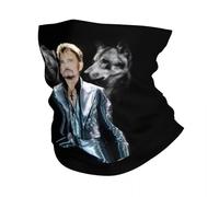 Bandanas Multifonctionnels pour le cou et la chasse au ski motif rock français Johnny Hallyday pour femme et homme