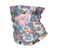 Bandanas Multifonctionnels T Lucky Star Kawaii Bandana Hiver cache-Cou des Femmes coupe-Vent Wrap Visage Écharpe pour la Randonnée Anime Jeu Guêtre Bandeau