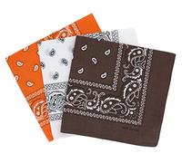Bandanas paisley lot de 3 - Bandeau Foulard coton motif cachemire, accessoire cheveux tendance
