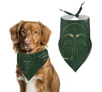 Bandanas pour chien Alchemy Astrology Patterns Écharpe pour chien Foulard pour animaux de compagnie Taille L : 70 x 30 cm