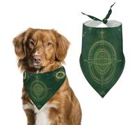 Bandanas pour chien Alchemy Astrology Patterns Écharpe pour chien Foulard pour animaux de compagnie Taille L : 70 x 30 cm