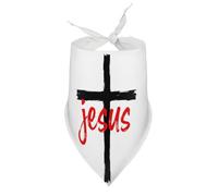Bandanas pour Chien avec Croix de Jésus, Symbole Religieux, Bavoir à col en V, écharpe Triangulaire Ajustable, Accessoires pour Chiots et Chats de Petite, Moyenne et Grande Taille