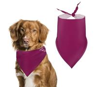 Bandanas pour Chien Baiser Amour Rose Echarpe pour Chien Bavoir Kerchief pour Animaux De Compagnie Large: 70 * 30 CM