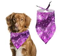Bandanas pour Chien Baiser Aux Lèvres Mauves Echarpe pour Chien Bavoir Kerchief pour Animaux De Compagnie Large: 70 * 30 CM