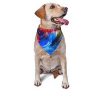 Bandanas pour Chien, Chat, Chiot, écharpes, Mouchoir Lavable pour Animaux de Compagnie, Couleurs Vives, Peinture Diamant