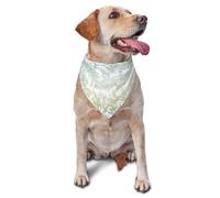 Bandanas pour Chien, Chat, Chiot, écharpes, Mouchoir Lavable pour Animaux de Compagnie, Motif algues Vertes et Bleues