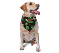 Bandanas pour Chien, Chat, Chiot, écharpes, Mouchoir Lavable pour Animaux de Compagnie, Motif Joyeux Noël