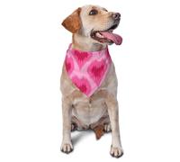 Bandanas pour Chien, Chat, Chiot, Foulards, Mouchoir Lavable pour Animaux de Compagnie, Motif cœurs dessinés à la Main, Style Ethnique