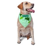 Bandanas pour Chien, Chat, Chiot, Motif Feuille de Ginkgo biloba Aquarelle, Mouchoir Lavable pour Animaux de Compagnie