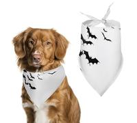 Bandanas pour Chien Chauves-Souris Echarpe pour Chien Bavoir Kerchief pour Animaux De Compagnie Large: 70 * 30 CM