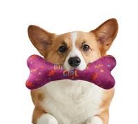 Bandanas pour chien - Colliers d'anniversaire triangulaires pour chiens avec motif os - Jouet pour animaux de compagnie - Foulard triangulaire doux pour chiots - Activités au printemps - Accessoires