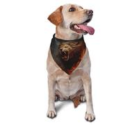Bandanas pour chien, Cool Flame Lion A Triangle Bavoirs Écharpes pour chien Mouchoir pour chien, Accessoires pour chien mignon Bandanas pour chien