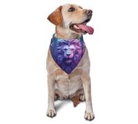 Bandanas pour chien, cool tête de lion triangle bavoirs pour chien, foulards pour chien, accessoires pour chiens mignons bandanas pour chien