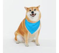 Bandanas pour chien de couleur bleu clair - Écharpe lavable pour chien de petite et grande taille pour fille ou garçon, accessoires pour animaux de compagnie