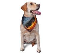 Bandanas pour Chien de feu de Hockey sur Glace, écharpes pour Chat et Chiot, Mouchoir Lavable pour Animaux de Compagnie