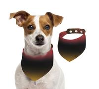 Bandanas pour chien double face aux couleurs colorées - Écharpe réversible en coton pour petits et grands chiens - Accessoires imprimés uniques pour chiots