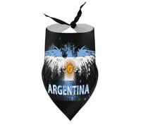 Bandanas pour Chien, Drapeau Argentin, Aigle, Bavoir col en V, écharpe Triangulaire Ajustable, Accessoires pour Chiots et Chats de Petite, Moyenne et Grande Taille.