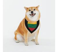 Bandanas pour Chien Drapeau d'amour Classique Foulard pour Chiens Réglable Écharpe Triangle pour Chat Chiens Chiot