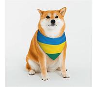 Bandanas Pour Chien Drapeau Du Rwanda Doux Bavoirs En Triangle Pour Animaux Lavable Écharpe Triangle Pour Chat Chiot Voyages